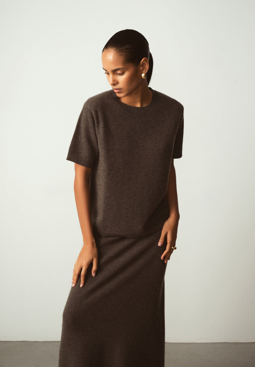 ALINA jumper, chocolate