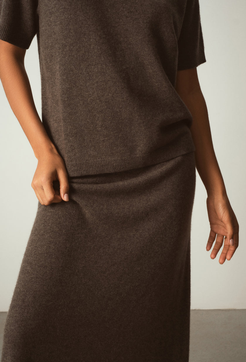 ALINA skirt, chocolate