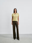 FILIPPA polo jumper, lemon