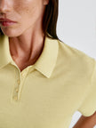 FILIPPA polo jumper, lemon
