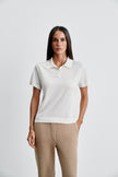 FILIPPA polo jumper, milk
