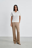 FILIPPA polo jumper, milk