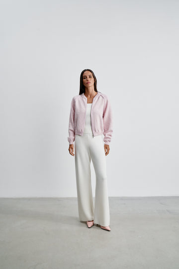 SAGE relaxed fit bomber, pink