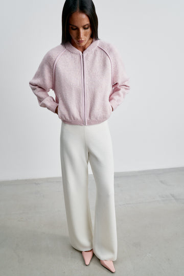 SAGE relaxed fit bomber, pink