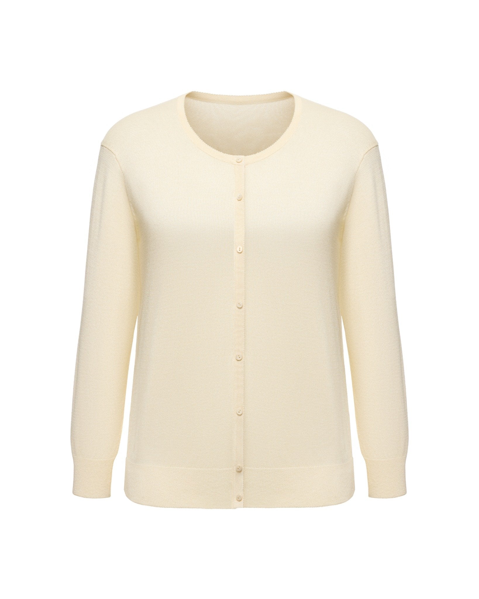 ESSENTIAL cardigan, milk