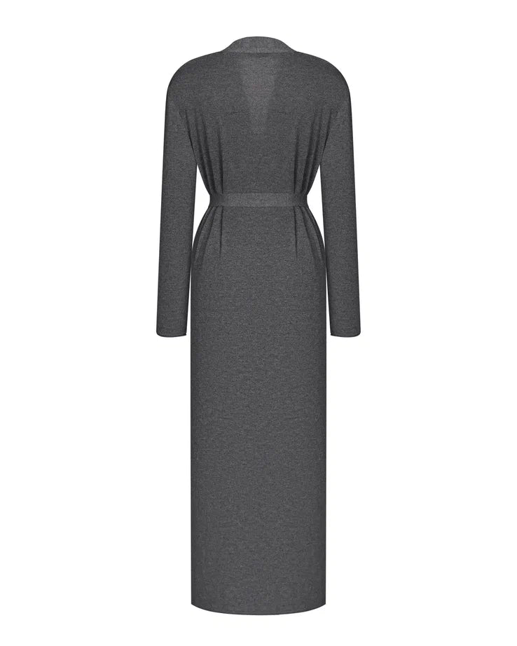 NARINA cardigan, gray-melange