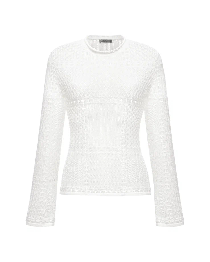 SELINE crochet set, milk