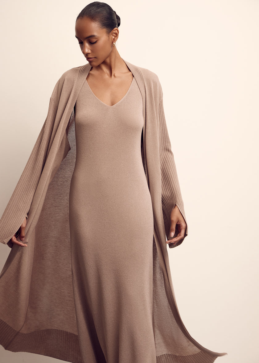 MEDINA cardigan, mocha