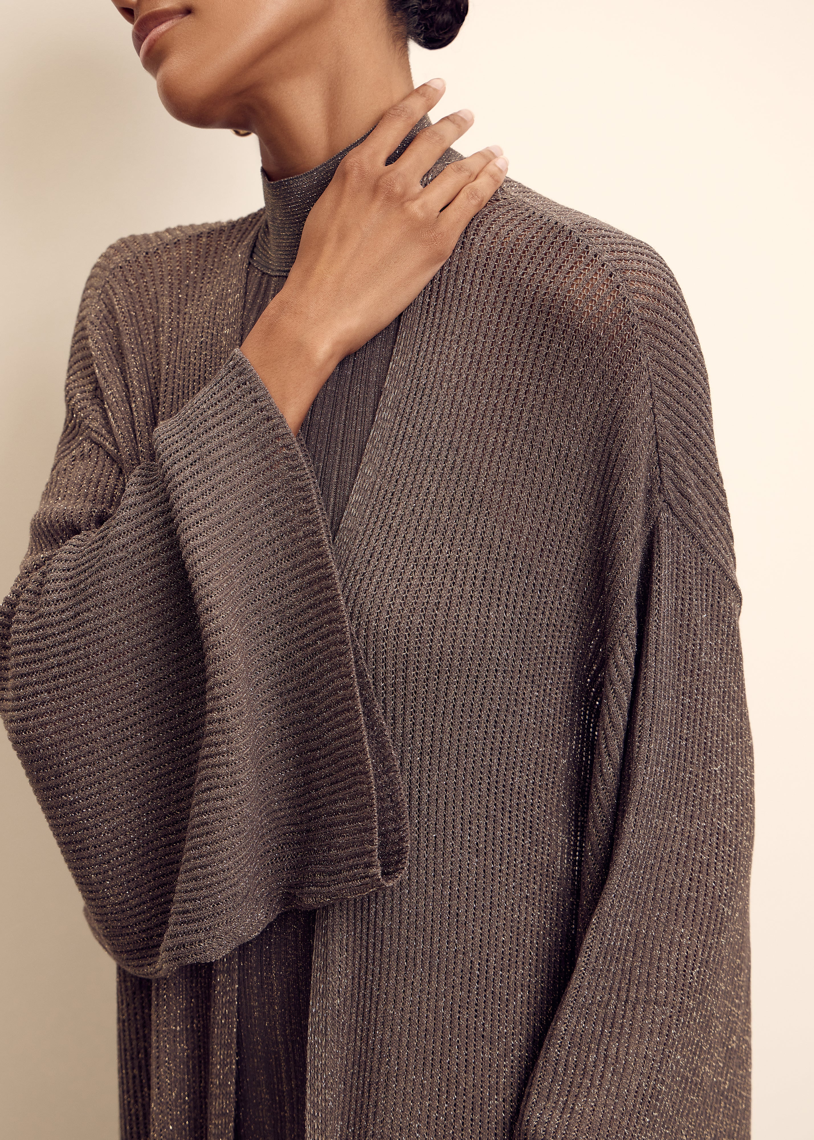 IREN cardigan , ardesia
