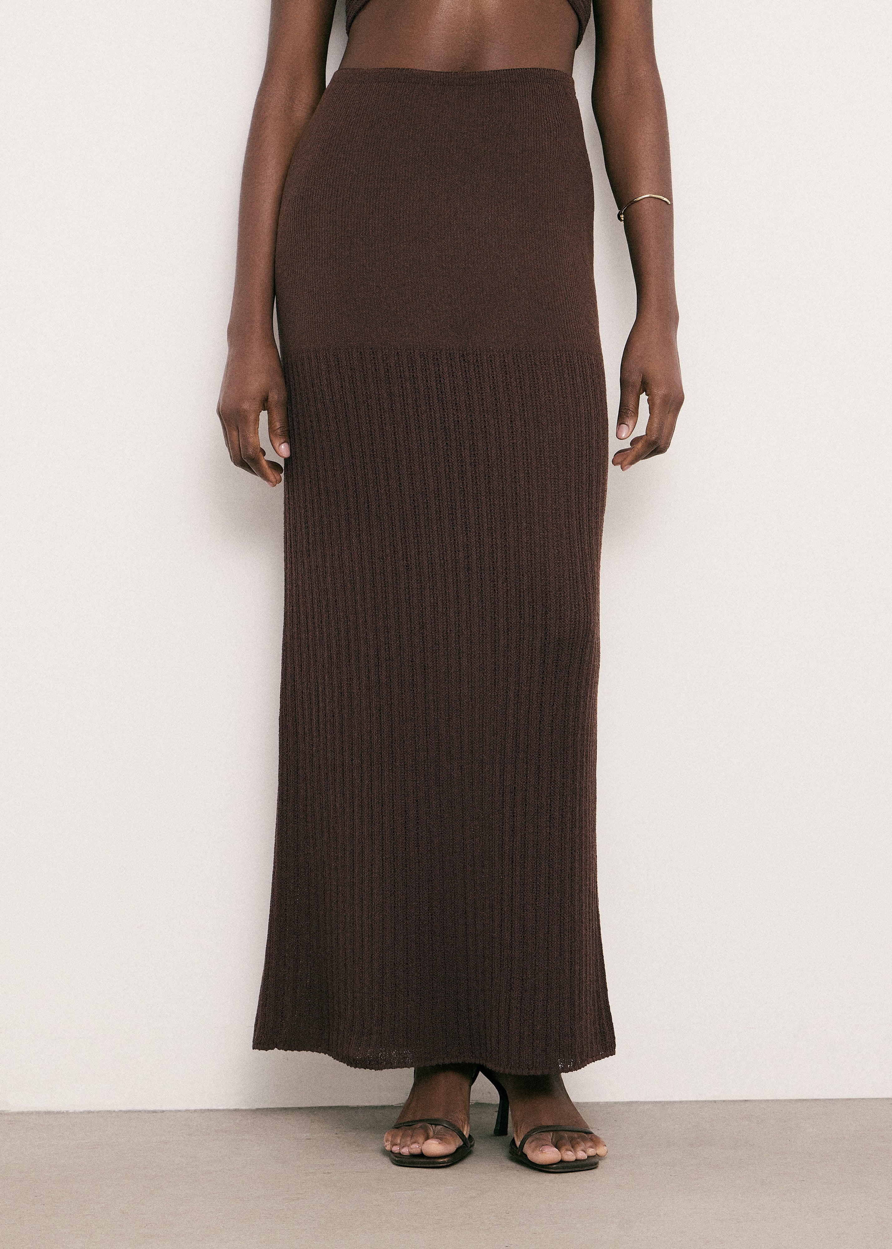 SAINT-TROPEZ skirt, chocolate