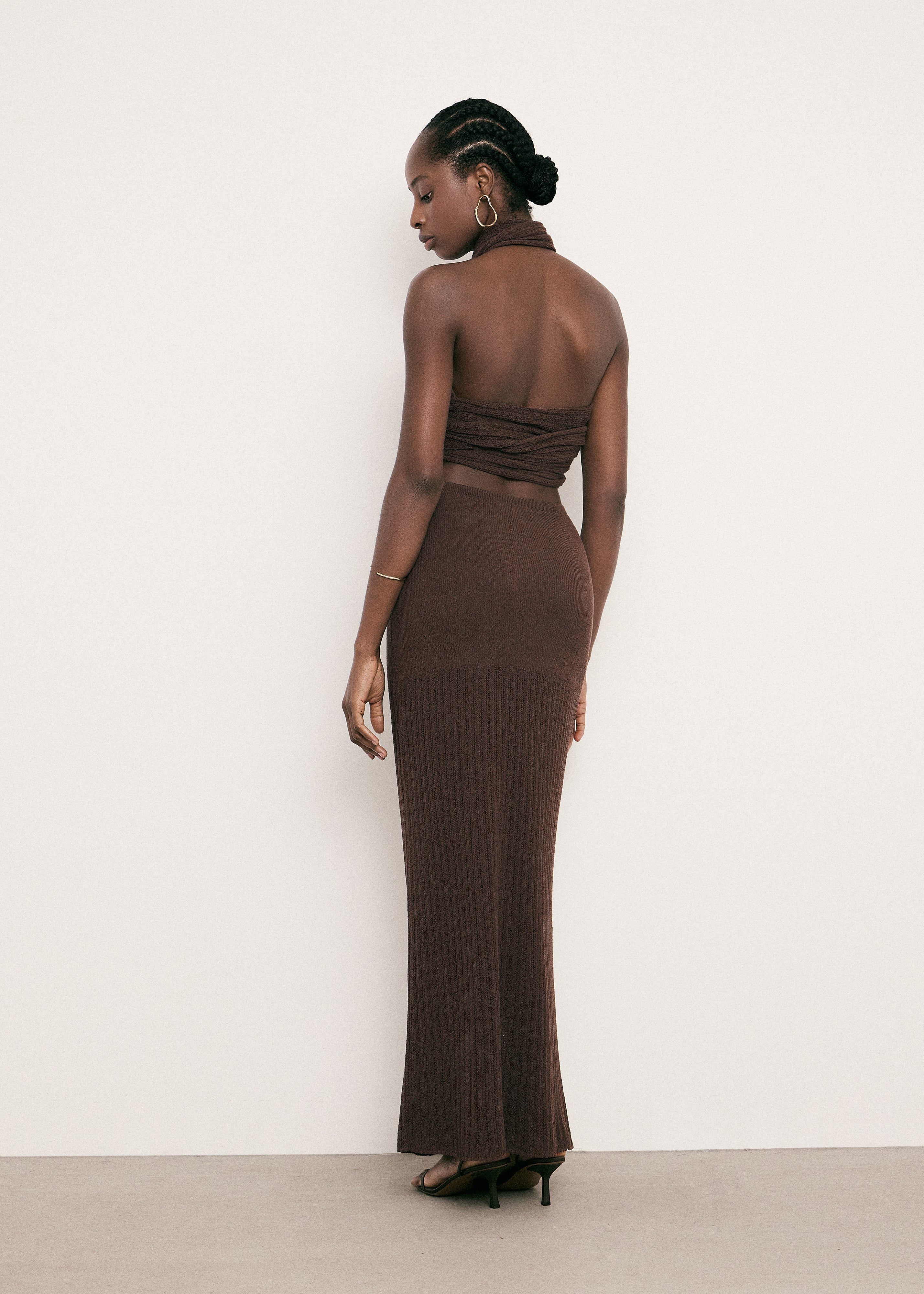 SAINT-TROPEZ skirt, chocolate