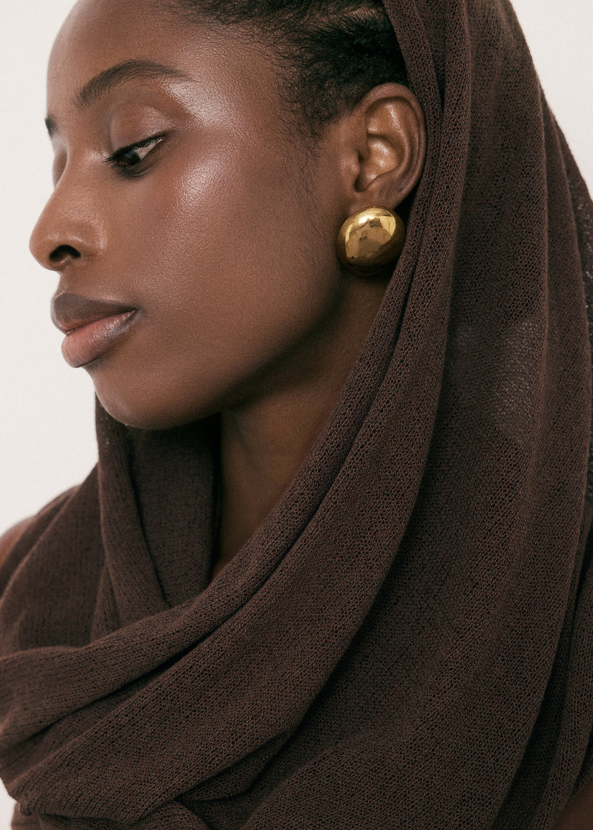 SAINT-TROPEZ snood, chocolate