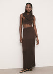 SAINT-TROPEZ skirt, chocolate