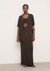 SAINT-TROPEZ skirt, chocolate