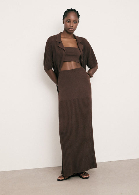 SAINT-TROPEZ shirt, chocolate