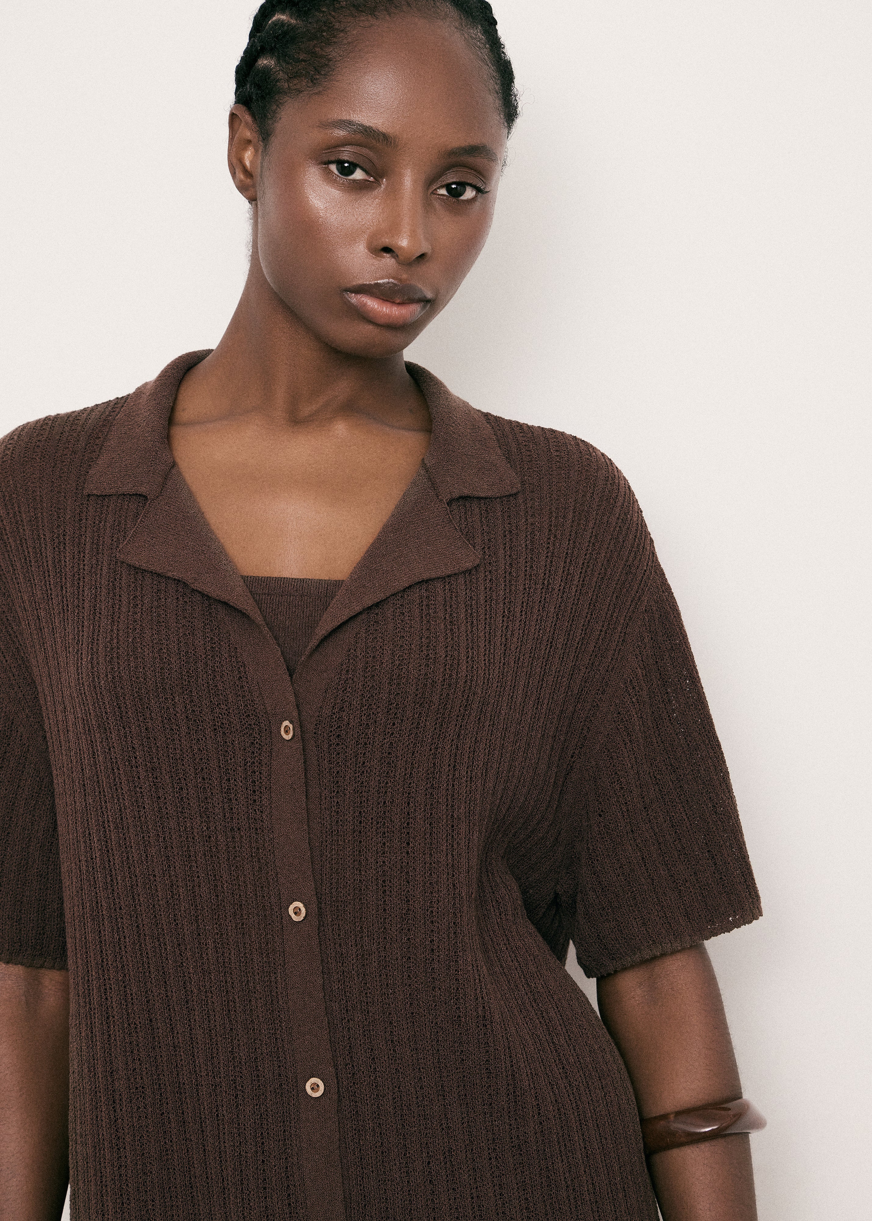 SAINT-TROPEZ shirt, chocolate