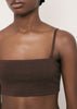 SAINT-TROPEZ bandeau top, chocolate