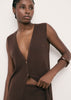 SAINT-TROPEZ cardigan, chocolate