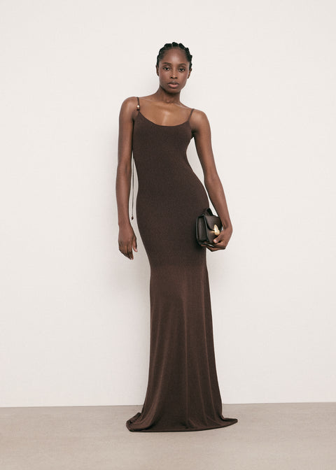 SAINT-TROPEZ dress, chocolate