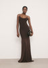 SAINT-TROPEZ dress, chocolate