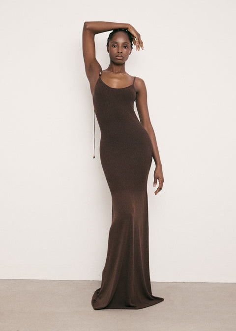 SAINT-TROPEZ dress, chocolate