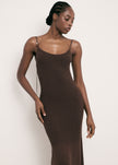 SAINT-TROPEZ dress, chocolate
