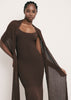 SAINT-TROPEZ dress, chocolate