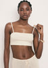 SAINT-TROPEZ bandeau top, beige