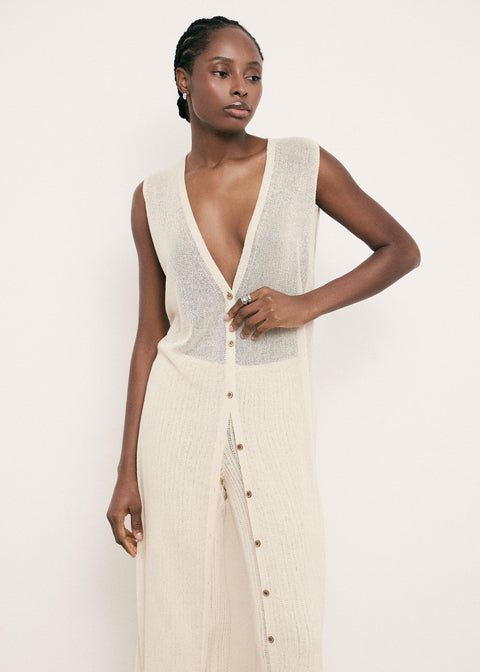 SAINT-TROPEZ cardigan, beige
