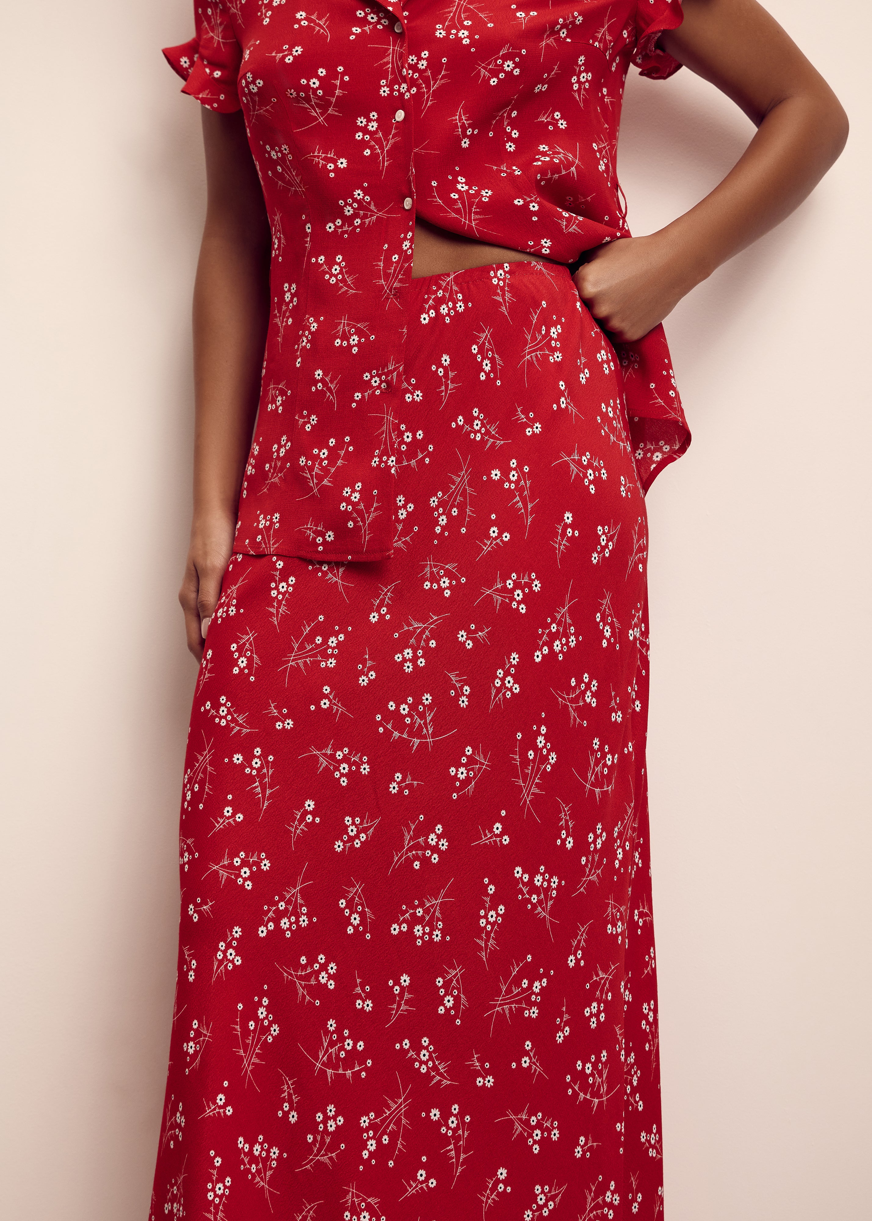ROSIE skirt, red