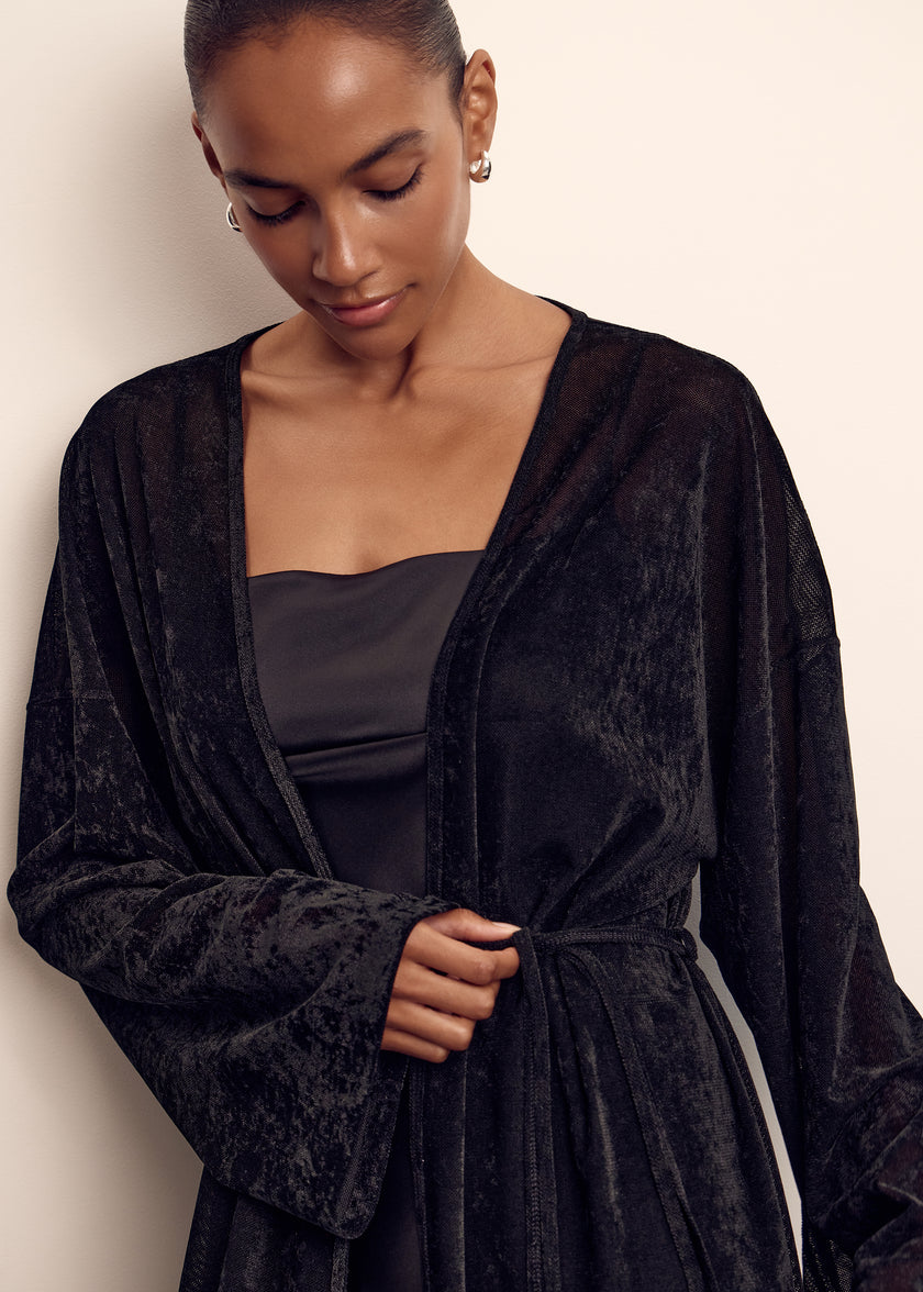 DALIYA cape, black