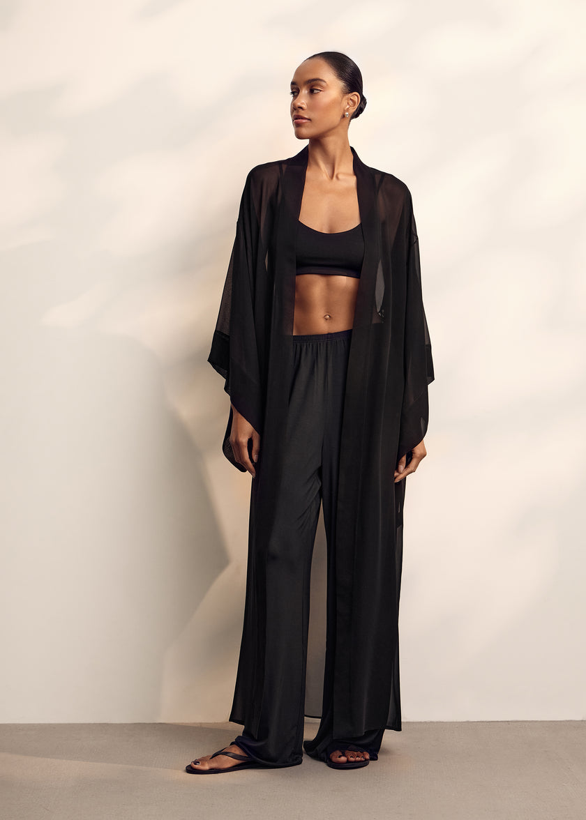 FARAH kimono, black