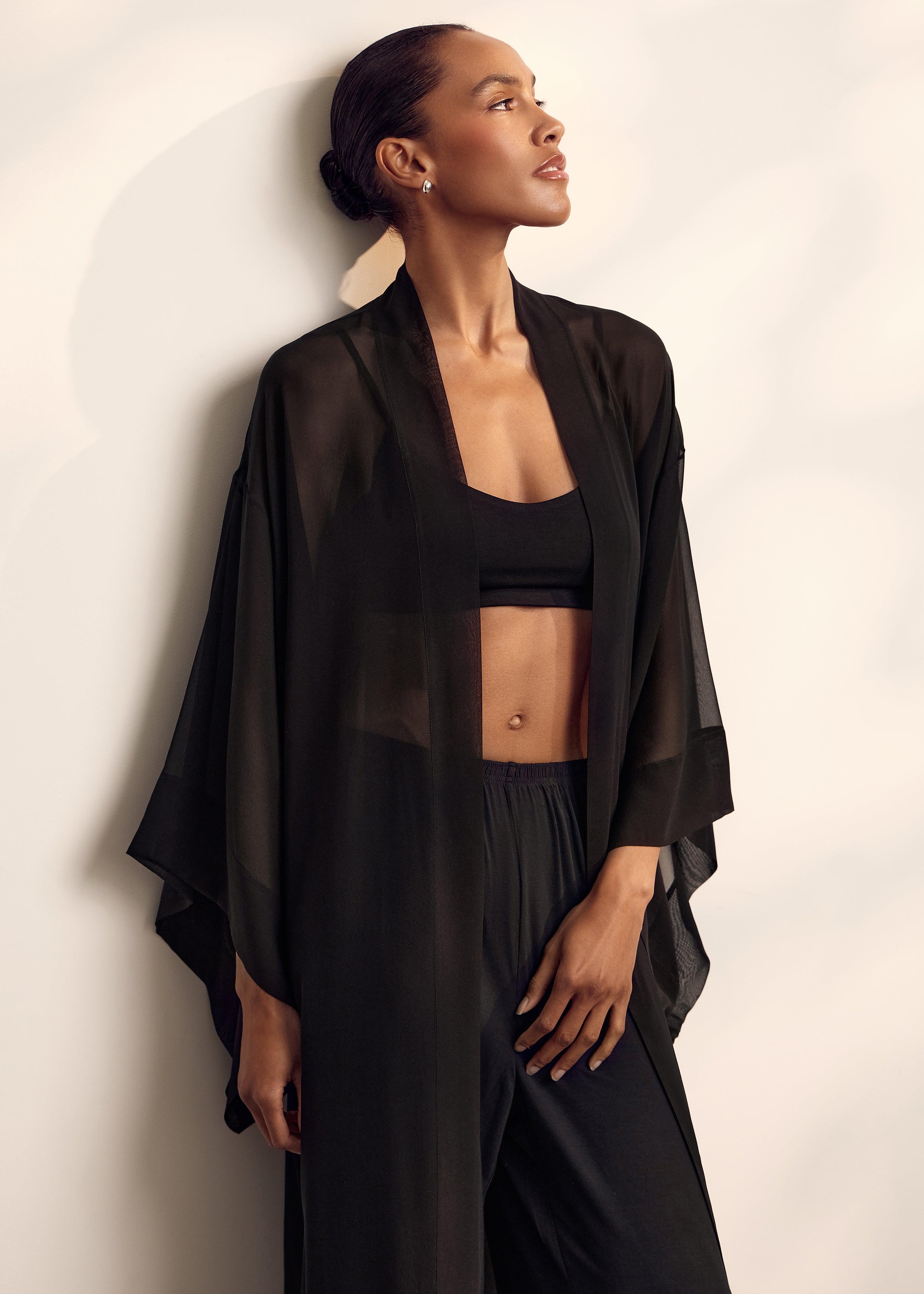 FARAH kimono, black