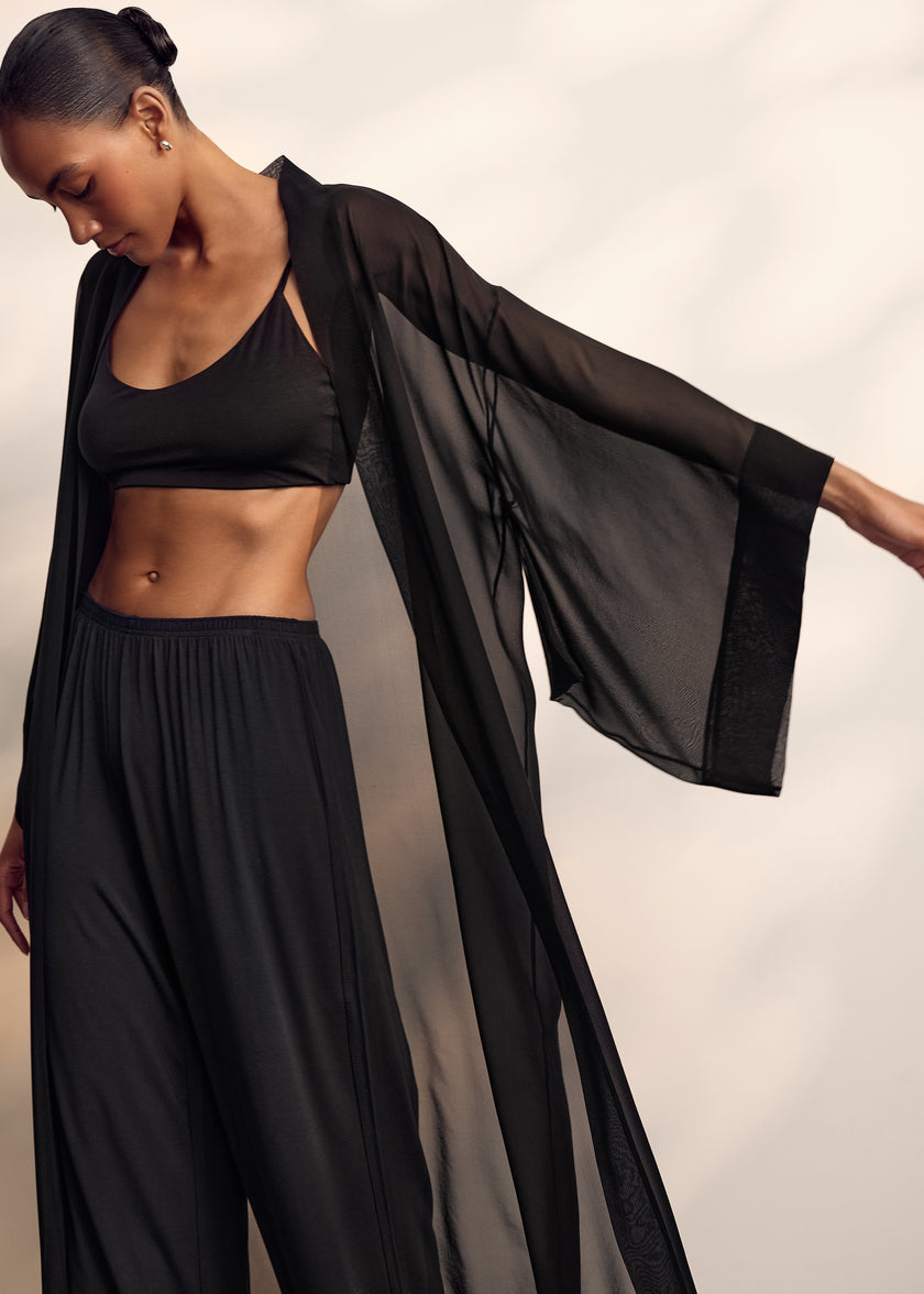FARAH kimono, black