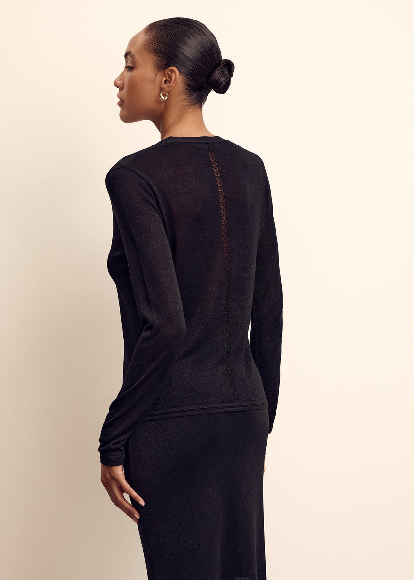 ESTELLE cardigan, black