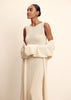 MANOLO dress, champagne