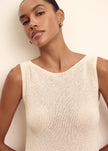 MANOLO dress, champagne