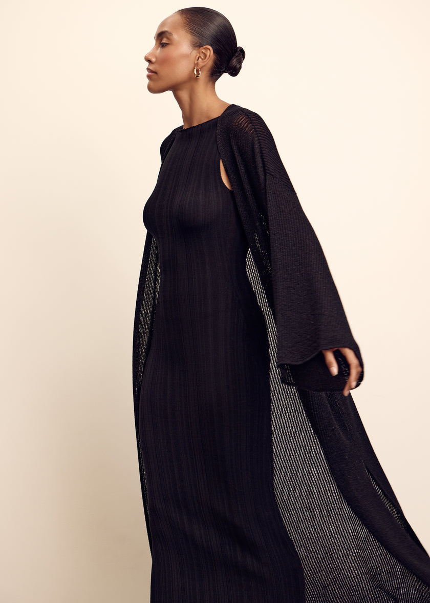 IREN cardigan, black