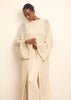 IREN cardigan, champagne