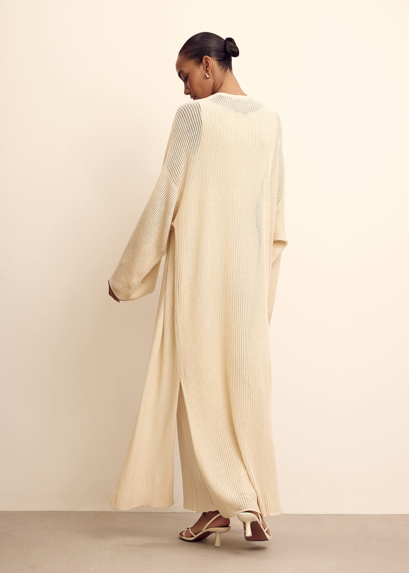 IREN cardigan, champagne