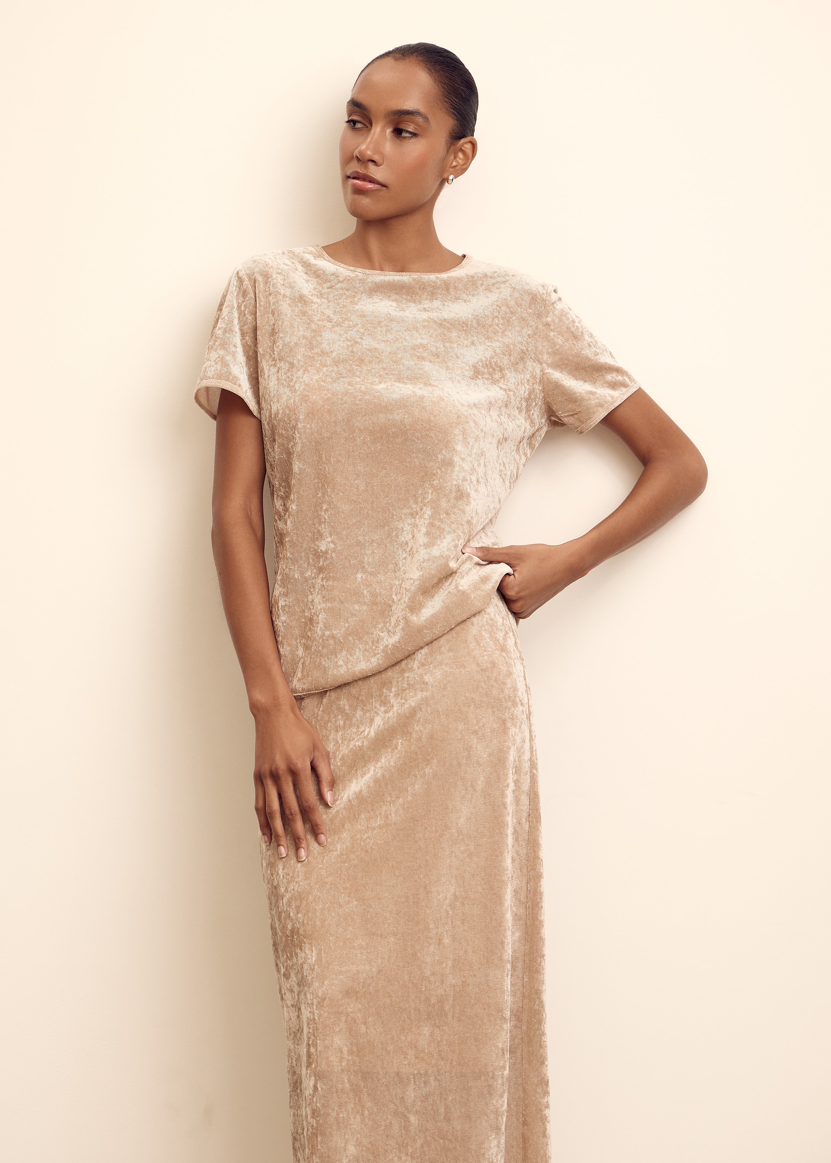 DALIYA t-shirt, powder
