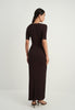 POLLY dress, chocolate