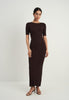 POLLY dress, chocolate