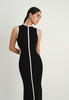 RENEE cutout dress, black
