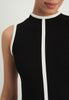 RENEE cutout dress, black