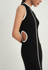 RENEE cutout dress, black