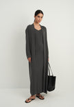 NARINA cardigan, gray-melange