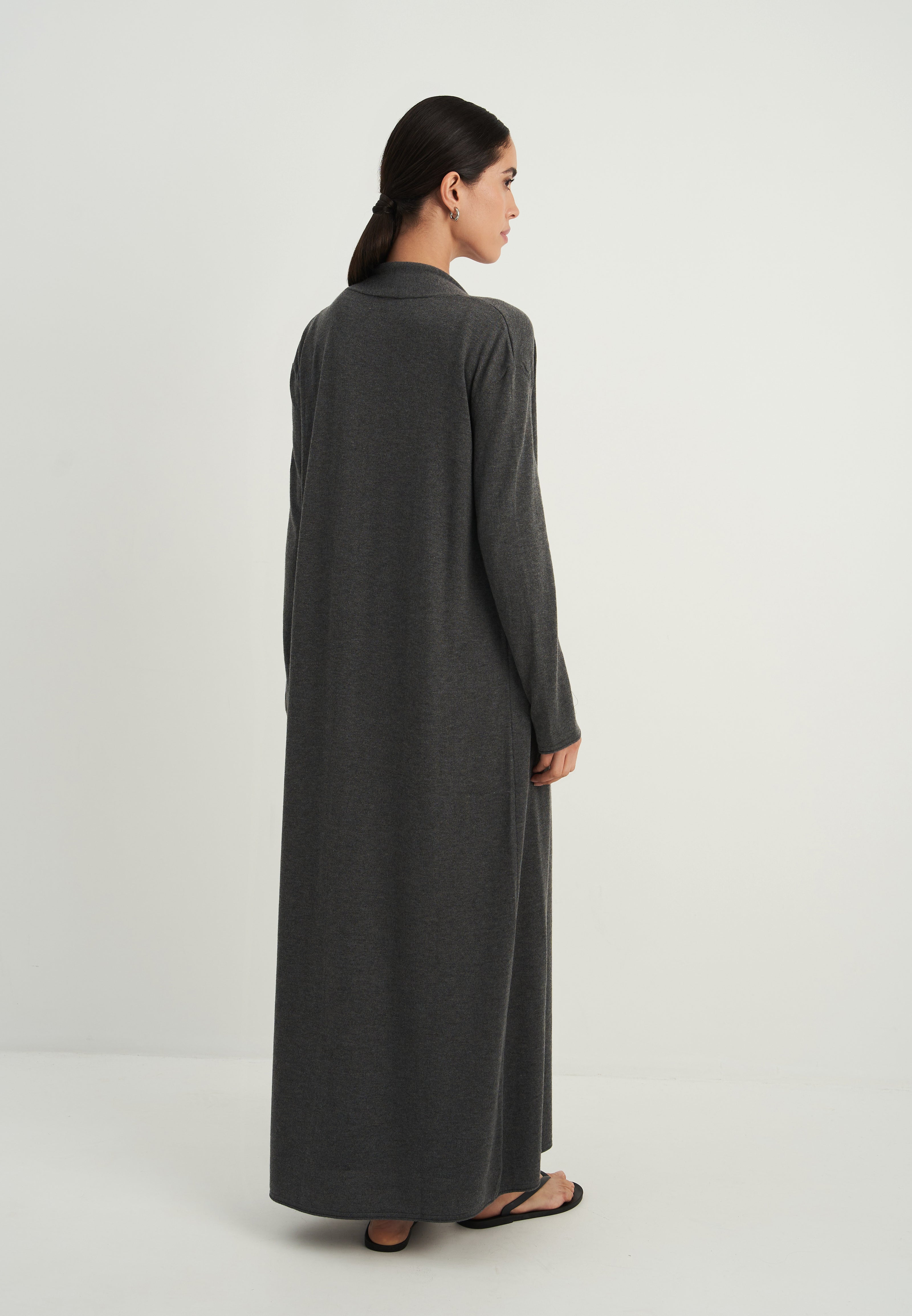 NARINA cardigan, gray-melange