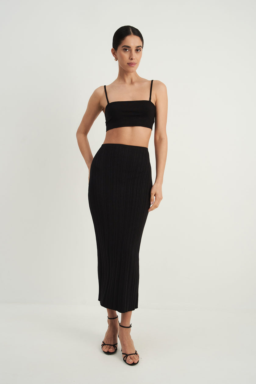 BALI bandeau top, black