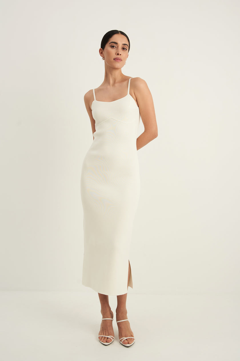 KENDALL dress, ivory